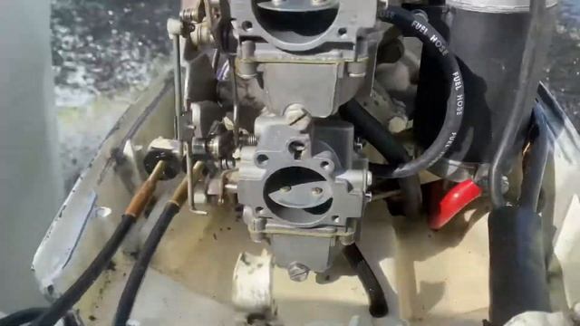 SOLVED!! Johnson 55HP (1979) Bogging Down (Hand over lower carb fixes it) смотреть онлайн