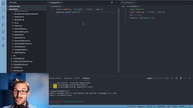 TypeScript Basic Tutorial 101 - Getting Started with TypeScript Under 30 minutes [2020Edition TS4.0 смотреть онлайн