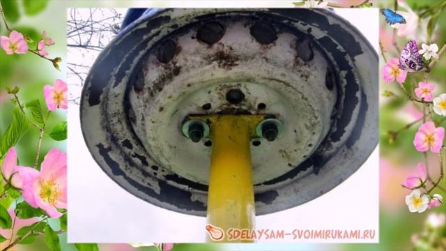 Как сделать клумбу из старого колеса смотреть онлайн