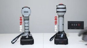 Сравнение аккумуляторных дрелей PSR18-D1 и PSR18-D3.