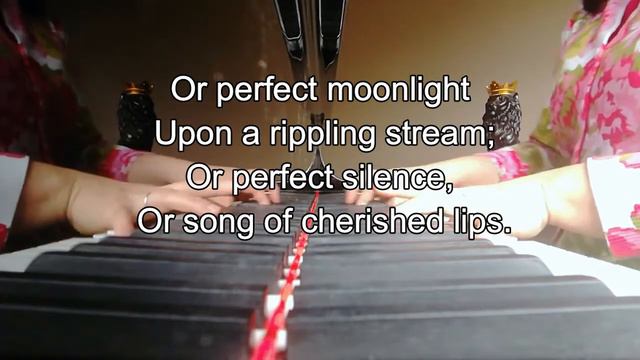 Young Love lies Sleeping, Arthur Somervell. Piano accompaniment with lyrics смотреть онлайн