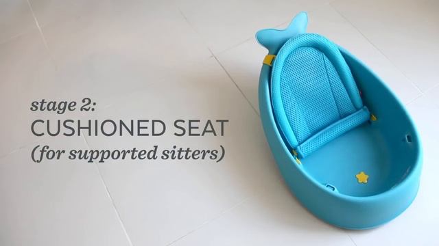 Ванна для купания ребенка Skip Hop MOBY Smart Sling. Удобная ванночка для купания. смотреть онлайн