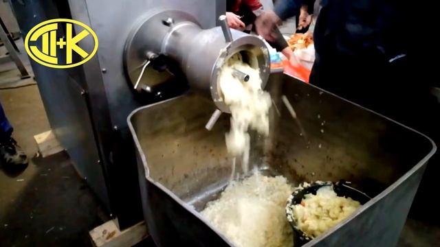 Измельчение лука на волчке мясорубке ДВАК В 160-01 (К7ФВП-160-01) смотреть онлайн