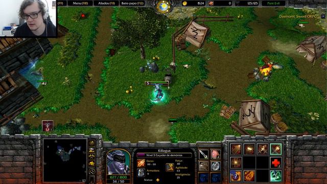 WARCRAFT 3 REFORGED: O RPG MAIS COMPLETO DO WC3?! Daemonic Sword ORPG, WC3 custom gameplay em PT-BR смотреть онлайн