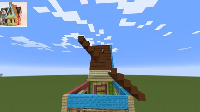 Speedbuild Of The House From Up (Minecraft)