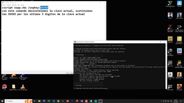 como ELIMINAR O QUITAR la clave de office 2019 / 2016 / 2021 смотреть онлайн