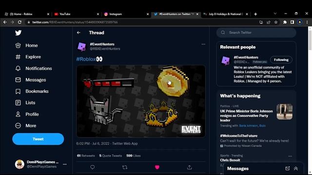 4 LEAKED FREE ROBLOX ITEMS! PARTICLE EFFECTS WITH PIXEL ITEMS! NATIONAL VIDEO GAME DAY! [ROBLOX] смотреть онлайн