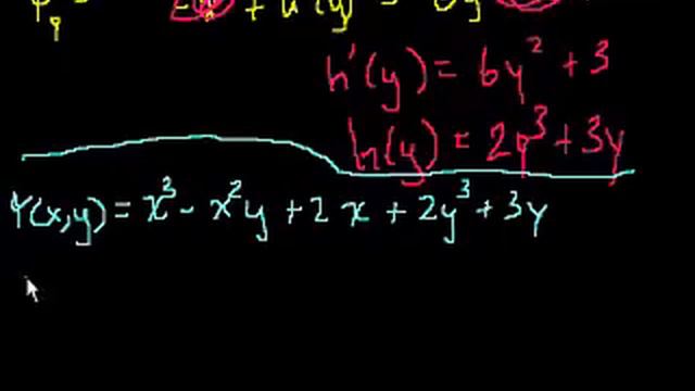 Exact equations example 3 | First order differential equations | Khan Academy смотреть онлайн