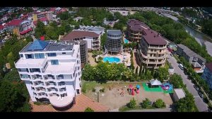 Пансионат Виктория Отдых в Лазаревском виды с Воздуха !!!