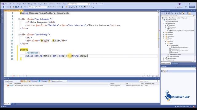 Blazor - How to add Blazor Components In NET CORE MVC смотреть онлайн