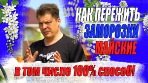 Самая эффективная защита от заморозка - не торопиться
