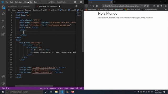 Desarrollo Web Desde Cero - Bootstrap - Grid смотреть онлайн