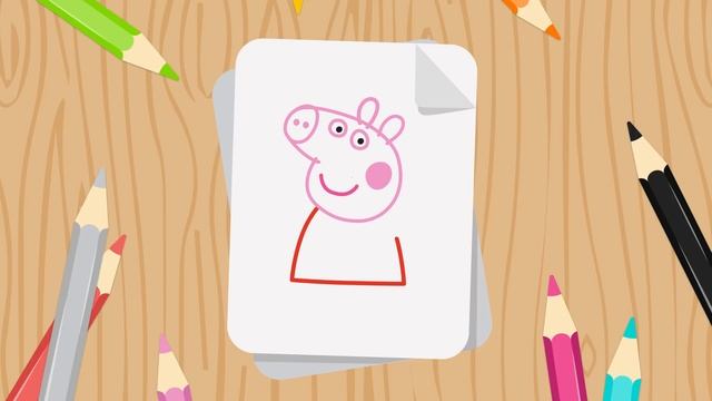 Как нарисовать Свинку Пеппу | How to draw Peppa Pig смотреть онлайн