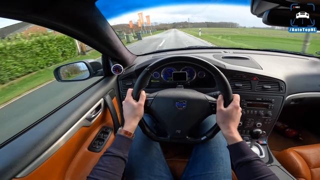 566HP VOLVO V70R *304KM/H* REVIEW on AUTOBAHN by AutoTopNL смотреть онлайн