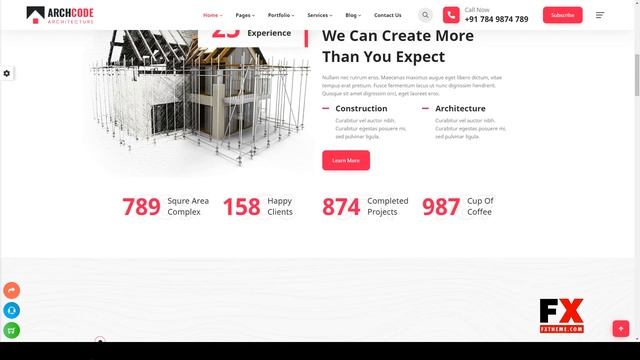 ArchCode - Architecture Bootstrap 5 HTML Template house design construction смотреть онлайн