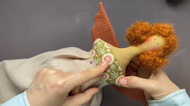 ??Делаем крылья для кухонной куклы Тильды #6 | Wings for Tilda Doll смотреть онлайн
