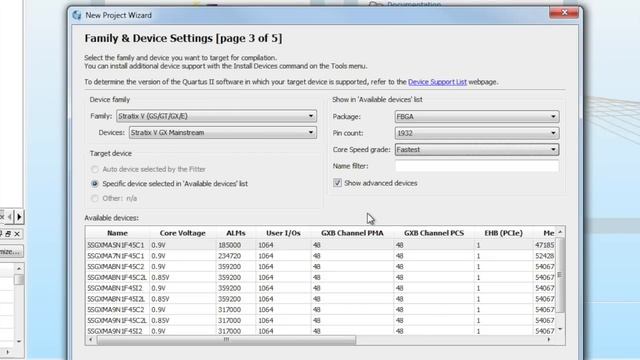 Getting Started with the Quartus II New Project Wizard смотреть онлайн