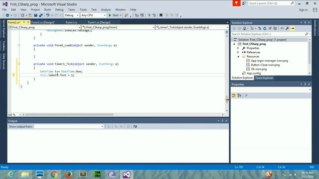 C# Tutorial 14: Show current Date & Time in C# Application смотреть онлайн