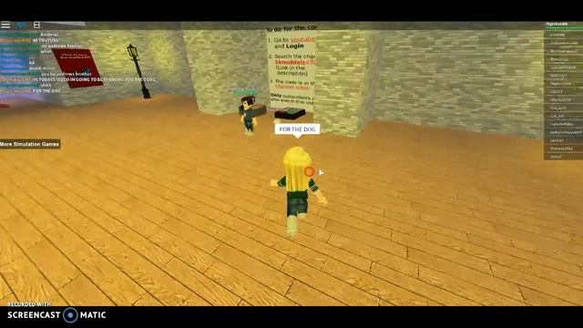 ROBLOX-DOG CODE смотреть онлайн