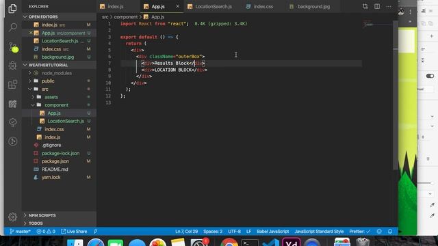 2 - Using API with React - Weather Project - Google Places Autocomplete Package and Kickoff UI смотреть онлайн