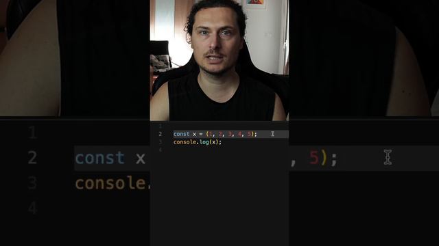 Оператор запятая в JavaScript смотреть онлайн