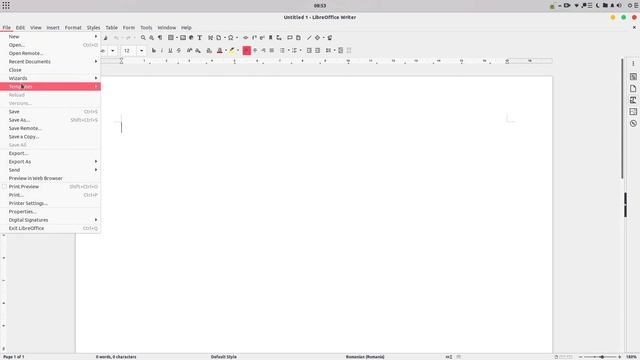 Templates – episode 2: How to create a template from Wizards in LibreOffice Writer? смотреть онлайн
