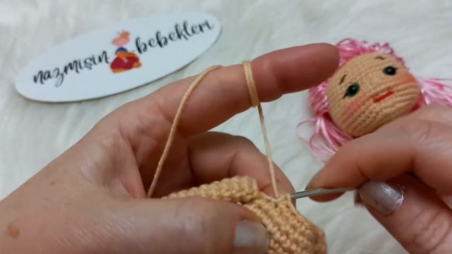 AMİGURUMİ 15 cm BEBEK TARİFİ PART 1 #amigurumicrochet #amigurumibebek смотреть онлайн
