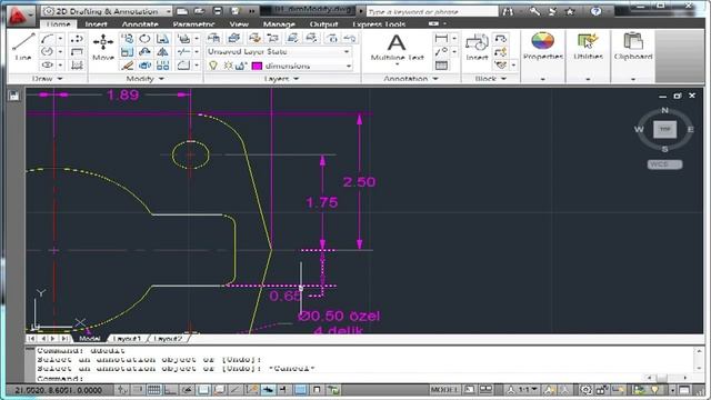 AutoCAD 2011 - 13 Ölçülendirme Ayarları смотреть онлайн
