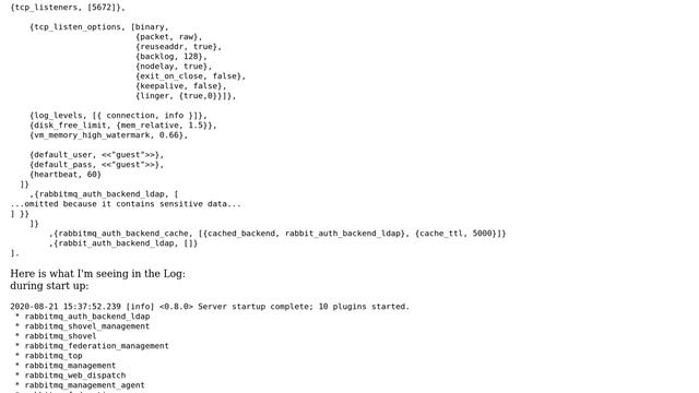 RabbitMq: Need help configuring the authentication cache plugin "rabbit_auth_backend_cache" смотреть онлайн