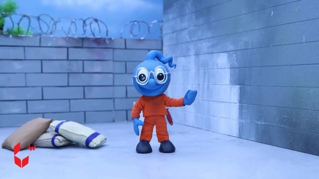 Keep The Wolves At Bay | Tiny's Evolution After Dog's Bite ? Clay Mixer Stop Motion смотреть онлайн