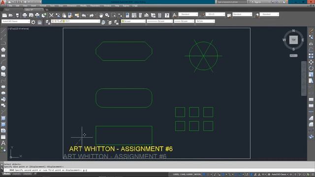 AutoCAD Tutorial Lesson 1-8 Assignment 6 (Complete Beginners Course) смотреть онлайн