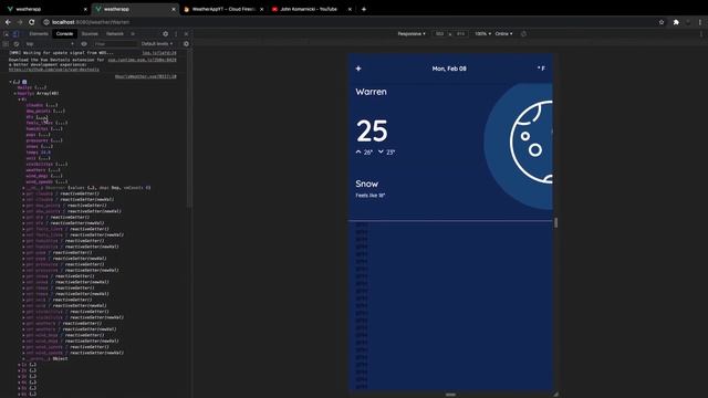Build A Weather App with Vue Js & Firebase #13 - Manipulating Weather Data With Computed Properties смотреть онлайн