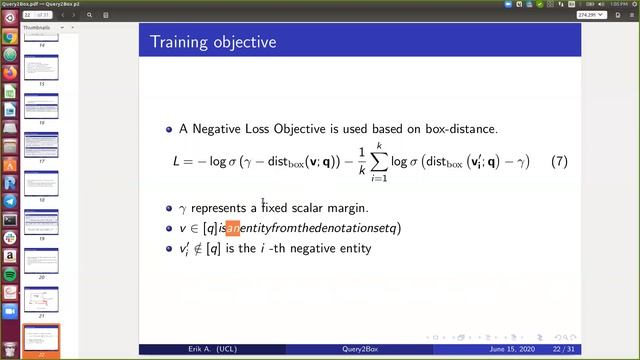Meeting #97: Query2box: Reasoning over Knowledge Graphs in Vector Space using Box Embeddings смотреть онлайн