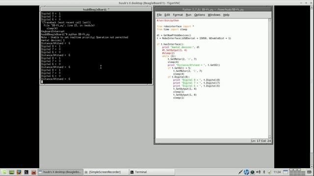 BeagleBoard Classic & fischertechnik using Python #3: testing wired/wireless, "railway" and sensors смотреть онлайн