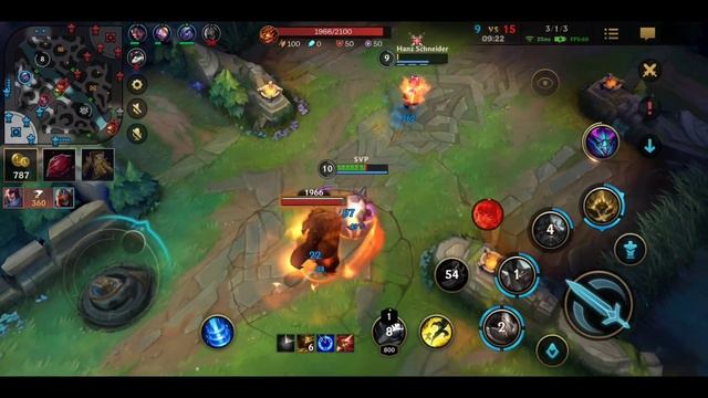 Sweeper Rammus Gameplay | League of Legends : Wild Rift смотреть онлайн