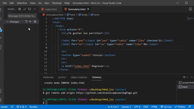 Haciendo un commit (GIT) desde Visual Studio Code смотреть онлайн