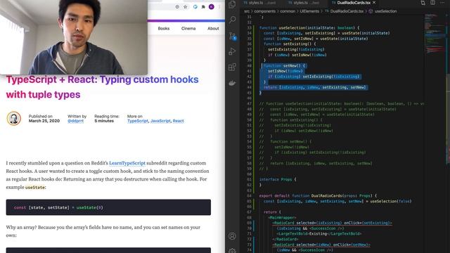 React Custom Hooks Typescript Type Error смотреть онлайн