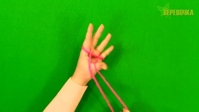 Простой фокус с веревкой / Игры с веревкой на пальцах