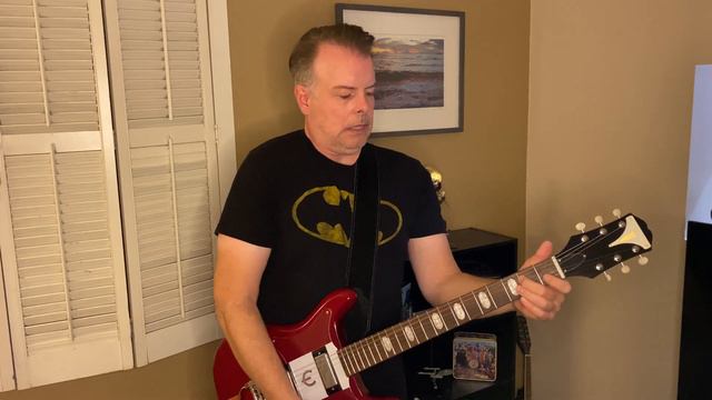 NEW Epiphone Crestwood Custom - Eric Underwood - Quick Surfabilly Demo смотреть онлайн