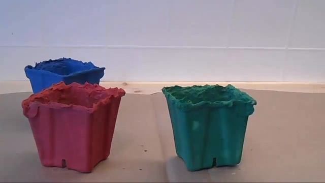 Поделка "Мусорные баки" для игры с детьми в сортировку мусора. смотреть онлайн