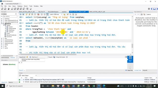 com2012.lab5.p2 Truy Vấn SQL Căn Bản Phần 2 смотреть онлайн