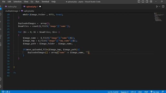 How to Upload Multiple Images in PHP PDO and Store in MySQL Folder | Upload Multiple Images in PHP смотреть онлайн