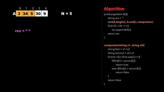 Arrays 23: Largest Number Formed From an Array | Must Do Coding Questions | GeeksForGeeks смотреть онлайн