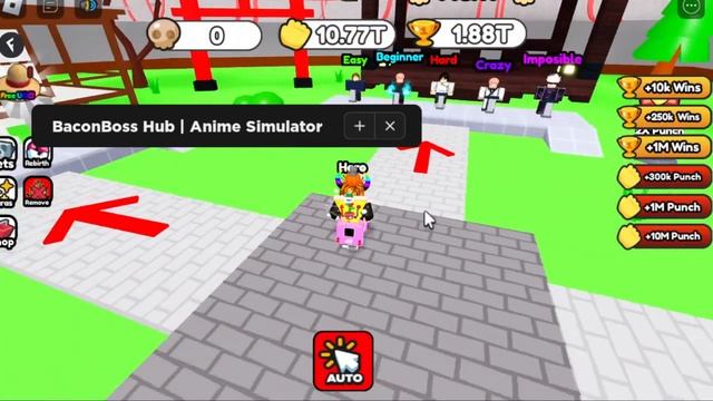 [FREE UGC] Anime Simulator OP SCRIPT (INF WIN, STRENGTH) смотреть онлайн