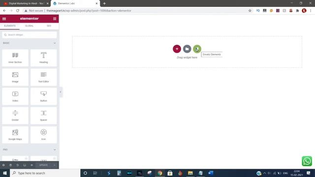 how to add footer in WordPress using Elementor in Hindi | edit footer in WordPress Elementor Hindi смотреть онлайн