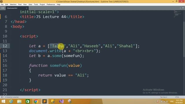 JavaScript Some & Every Array Methods | JavaScript Course in Urdu #44 смотреть онлайн