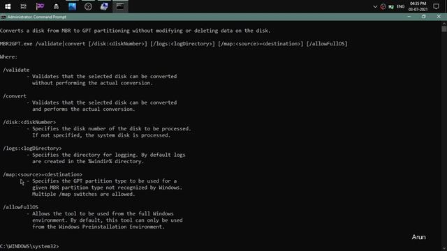 convert Disk from MBR to GPT without data loss | using cmd | in Tamil | Simple смотреть онлайн