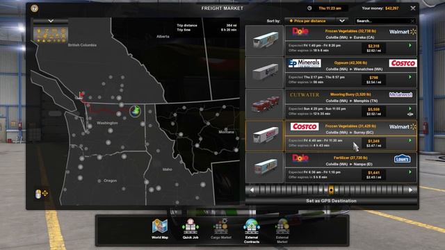 American Truck Simulator Realistic Economy Ep 34 Almost back up into the B C смотреть онлайн