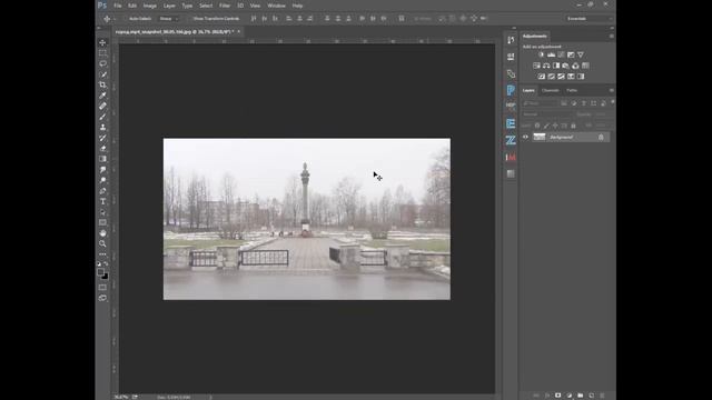 применяем профиль в Adobe Photoshop смотреть онлайн