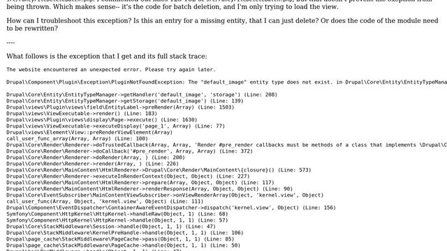 Drupal: Troubleshooting a PluginNotFoundException exception смотреть онлайн